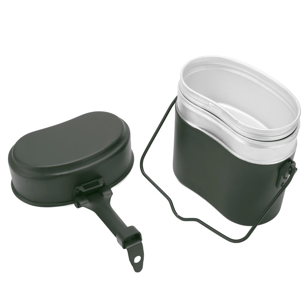 Military Mess Tin Multifunction Nonslip Durable Food Grade Aluminium 180 Celsius Temperature Resistant