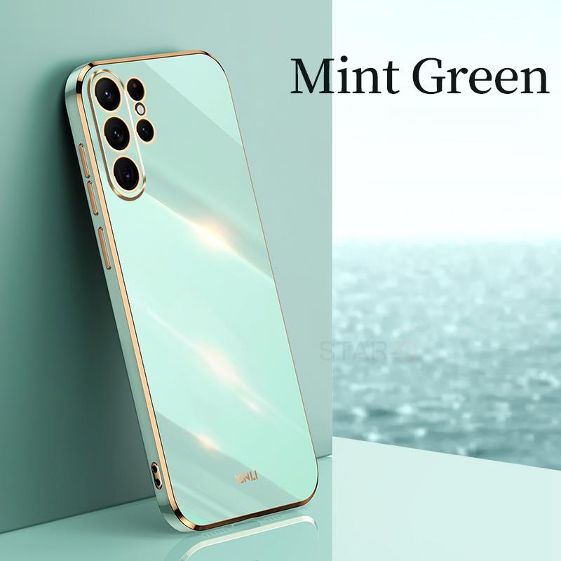 S 23 22 21 Роскошный чехол-держатель с кольцом для Samsung Galaxy S23 Ultra S22 Plus S21 S20 Fe силиконовая задняя крышка-подставка S23ultra