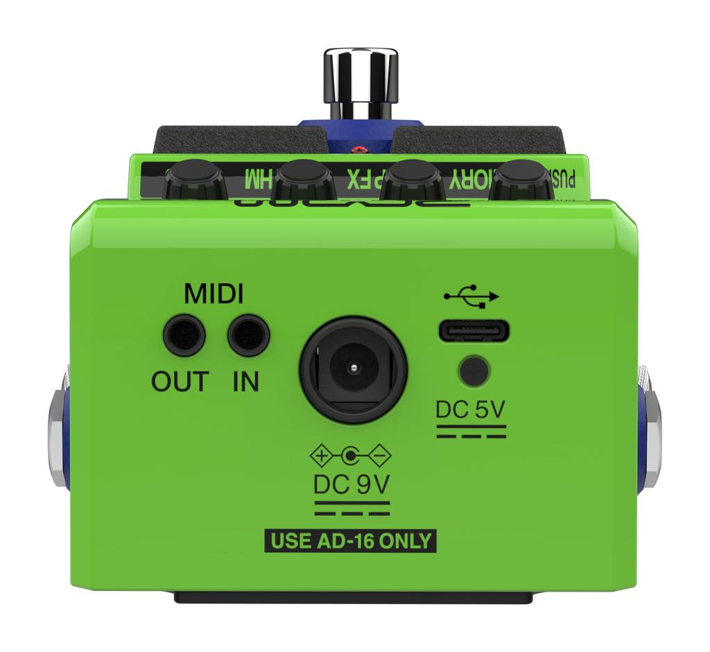 ZOOM Zoom Pedal Looper Pedal Green Green Compact Housing Equipped with 5 Foot Switches MS-90LP+ Multi-stomp