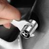 AGY1  4PCS Metal Car Badges Wheel Tire Valve Caps Covers Auto Accessories For Citroen C1 C2 Picasso C4L VTS C-ELYSEE C3-XR C5 C6 DS