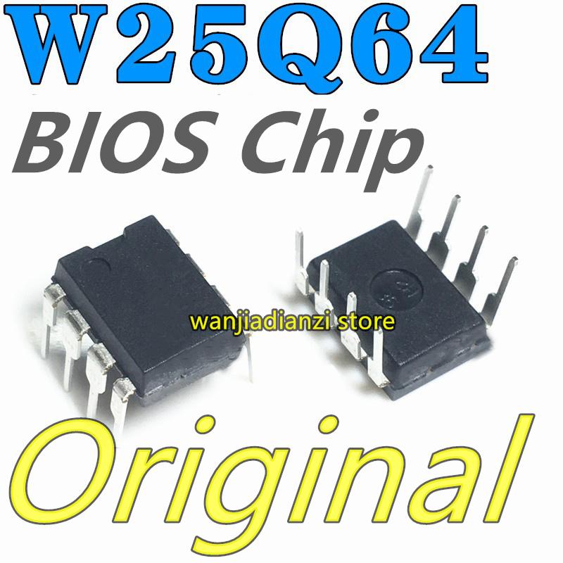 5 шт. Оригинальные W25Q64FVAIG 25Q64FVA1G 8 м Asus intime чип флэш-памяти BIOS материнской платы DIP8 8 МБ, чипы флэш-памяти BIOS