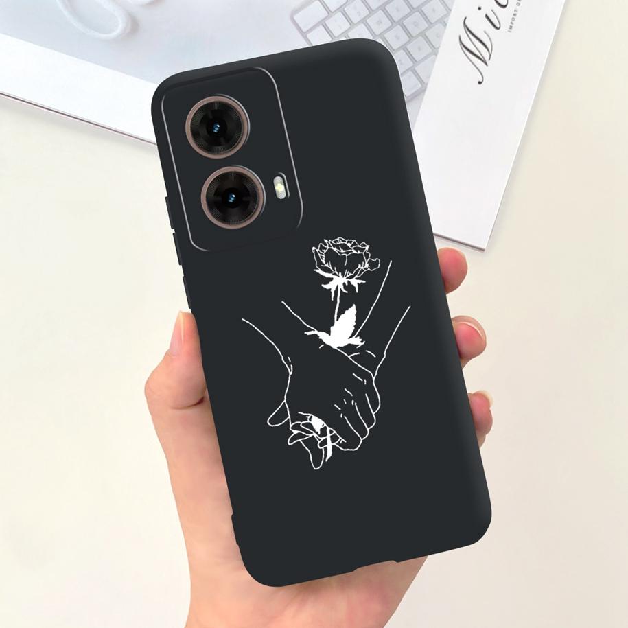 Для Motorola Moto G85 5G Чехол Милые Девочки-Астронавты Мягкий Силиконовый ТПУ Чехол для Телефона Для Moto G85 2024 Funda G 85 MotoG85 Матовый Чехол