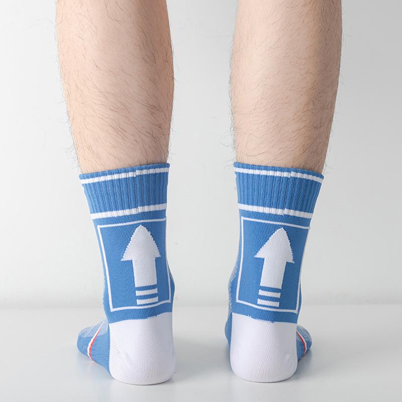 Профессиональные спортивные носки для велосипеда Мужские/Женские Дышащие для бега Марафона Активного отдыха Фитнеса Путешествий Ходьбы Носки-гольфы