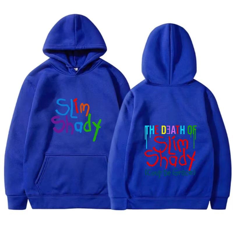 Горячий новый альбом Эминема The Death of Slim Shady Renaissance Hoodies Женская одежда Harajuku Осень-зима Унисекс Графические пуловеры