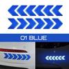 12PCS Car Reflective Sticker Arrows Pattern Warning Car Stickers and Decals Auto Tail Bar Bumper Safety Car Accessories Exterior