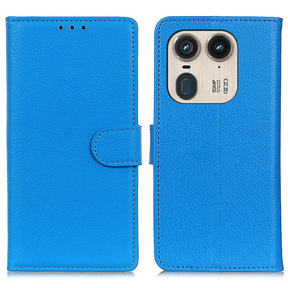 Чехол для Motorola Edge 50 Ultra 5G/Moto X50 Ultra 5G со слотами для карт, кожаная текстура личи, чехол для телефона