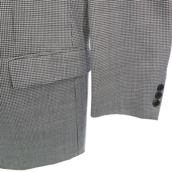 Paul Smith Houndstooth Pattern Suit Setup L Black X White Tailored Jacket Men's Used