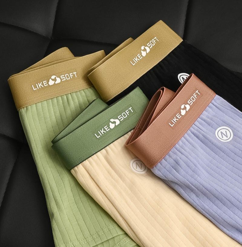 Мужские трусы-боксеры с эластичным поясом и дышащими трусиками