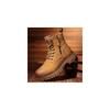 Somiso Men's Motorcycle Boots, Thick Sole, Waterproof, Side Zipper, Riding Boots, High-Cut,
