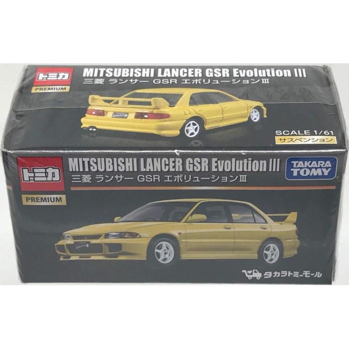 Tomica Premium Mitsubishi Lancer GSR Evolution III Yellow