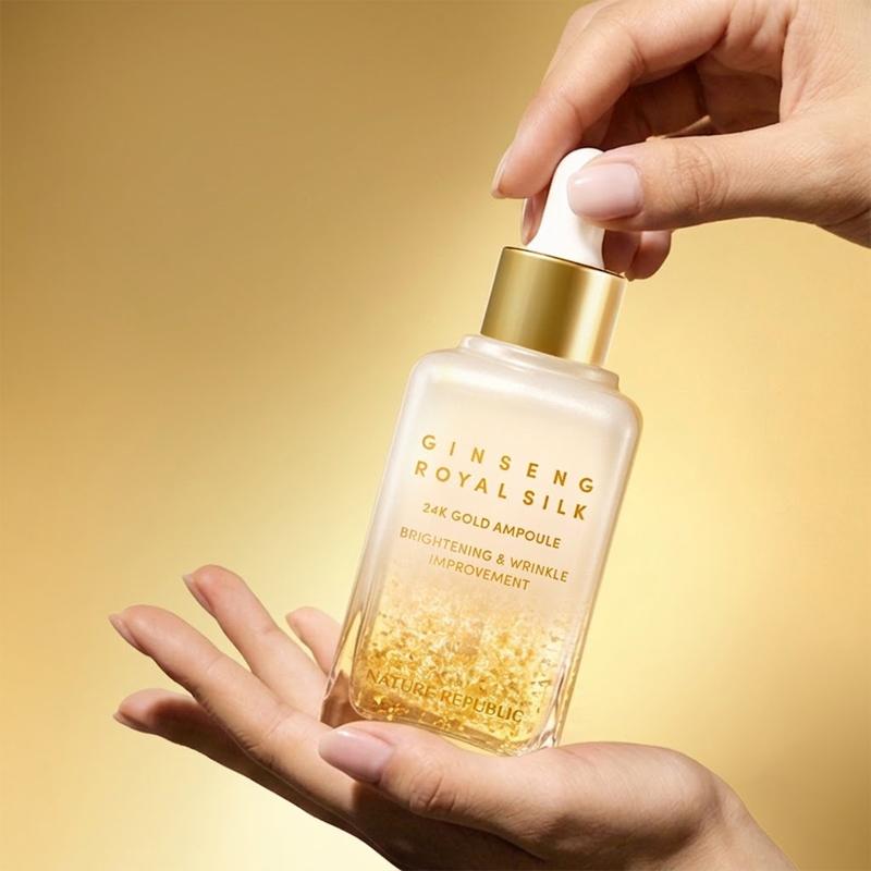 Nature Republic Ампула с женьшенем и шелком 24K Gold 100 мл