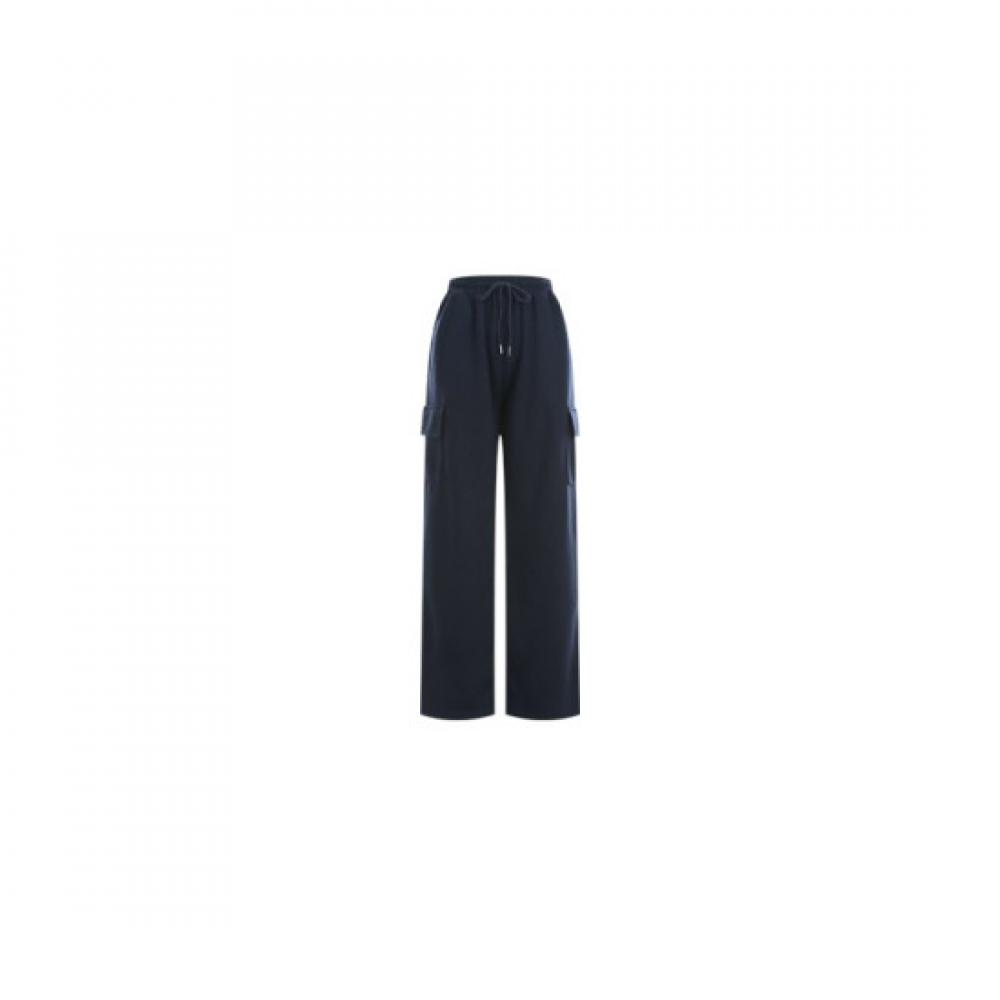 Shop Women S Wide Cargo waiStbanding Training pantS Navy Int Wpt 20008
