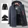 Winter Old Thick Warm Father Quilted Business Casual Quilted Jacket