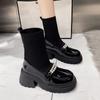 Модные ботильоны для женщин Новинка Зима 2025 Ботильоны Осень Женская Короткая Обувь Большой Размер Теплые Пу Модный Дизайнер Роскошная Распродажа Горячие 39