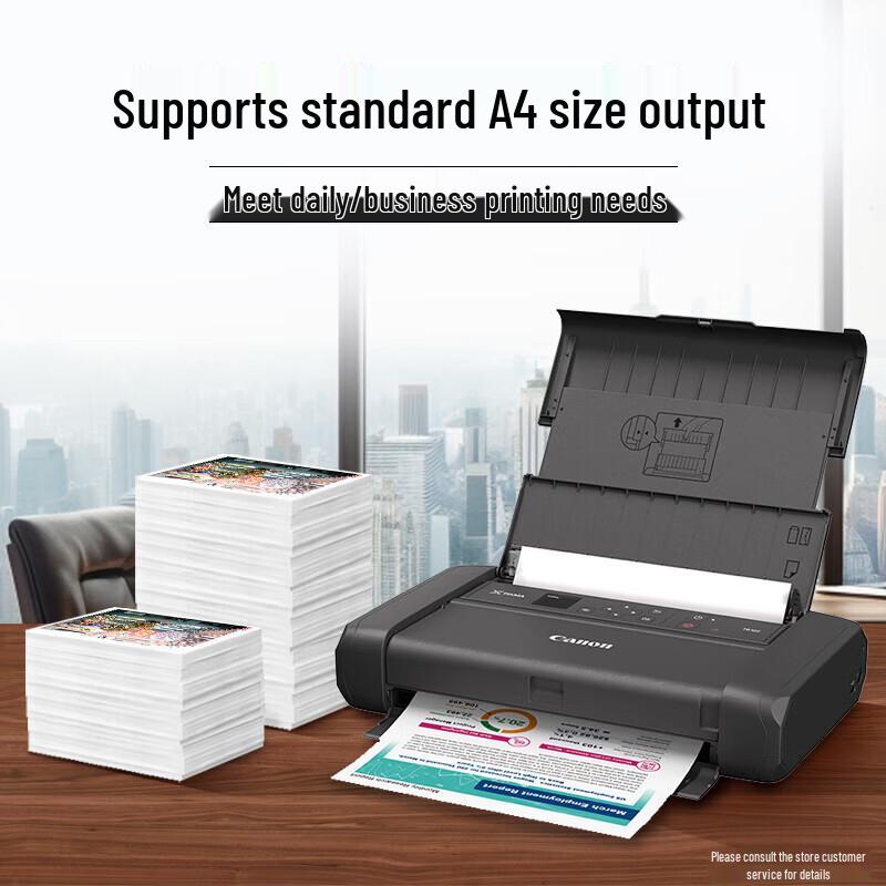 Портативный беспроводной струйный принтер Canon TR160