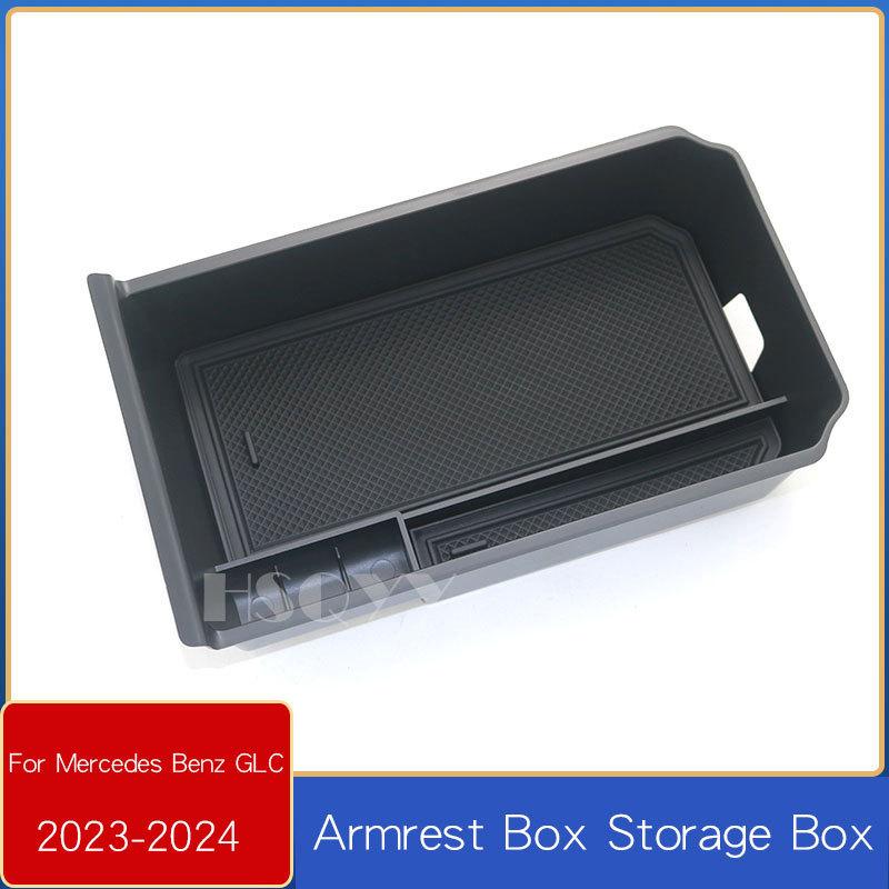For Mercedes Benz GLC Class X254 GLC260 GLC300 2023 Car Central Control Armrest Box Storage Box Car Interior Accessories