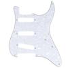 Musiclily Pro 8 отверстий 57 Stratocaster Pickguard Сделано в Японии для Fender Japan 57 Strat Strat Electric 4P White Pearl Guitar,