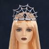 Хэллоуинская корона-паутина, жуткая тиара-паутина, головной убор для женщин и девочек, аксессуар для костюмированной вечеринки на Хэллоуин