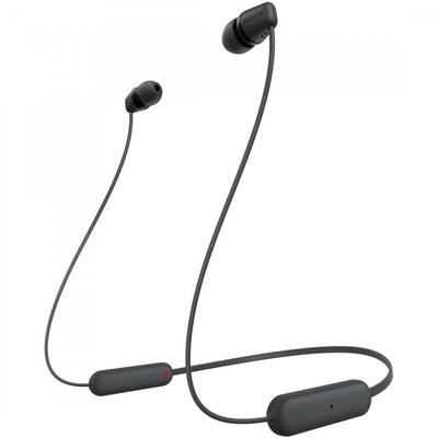 Беспроводные наушники WI-C100: Совместимость с Bluetooth25 часов работыIPX4 Защита от брызгDSEE Оснащен черным WI-C100 BZ Small