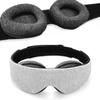 1pc Blockout Light Eye Mask For Sleeping, 3D Contoured Round Blindfold With Adjustable Strap For Nap Travel Night Shift