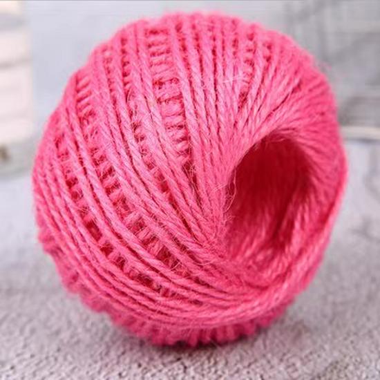 Натуральная грубая джутовая веревка для DIY-проектов, связывания и ornaments в ретро-стиле