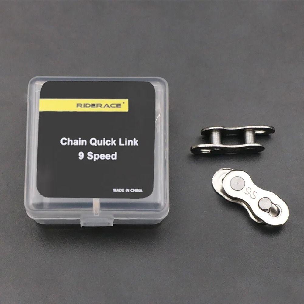 5Pairs 6/7/8/9/10/11/12 Speed Connector Joints Silver Quick Unbuckle Bicycle Accessories