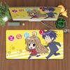 Игровой коврик для стола из резины для киберспорта Японское аниме Toradora Милая девушка Тайга Аисака Коврик для мыши Аксессуары для ПК и офиса Стеганый край Коврик для мыши