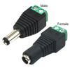 10Pcs 12V DC Power Plug Adapter 2.1*5.5mm Male Female Socket Durable Plug Jack Connector
