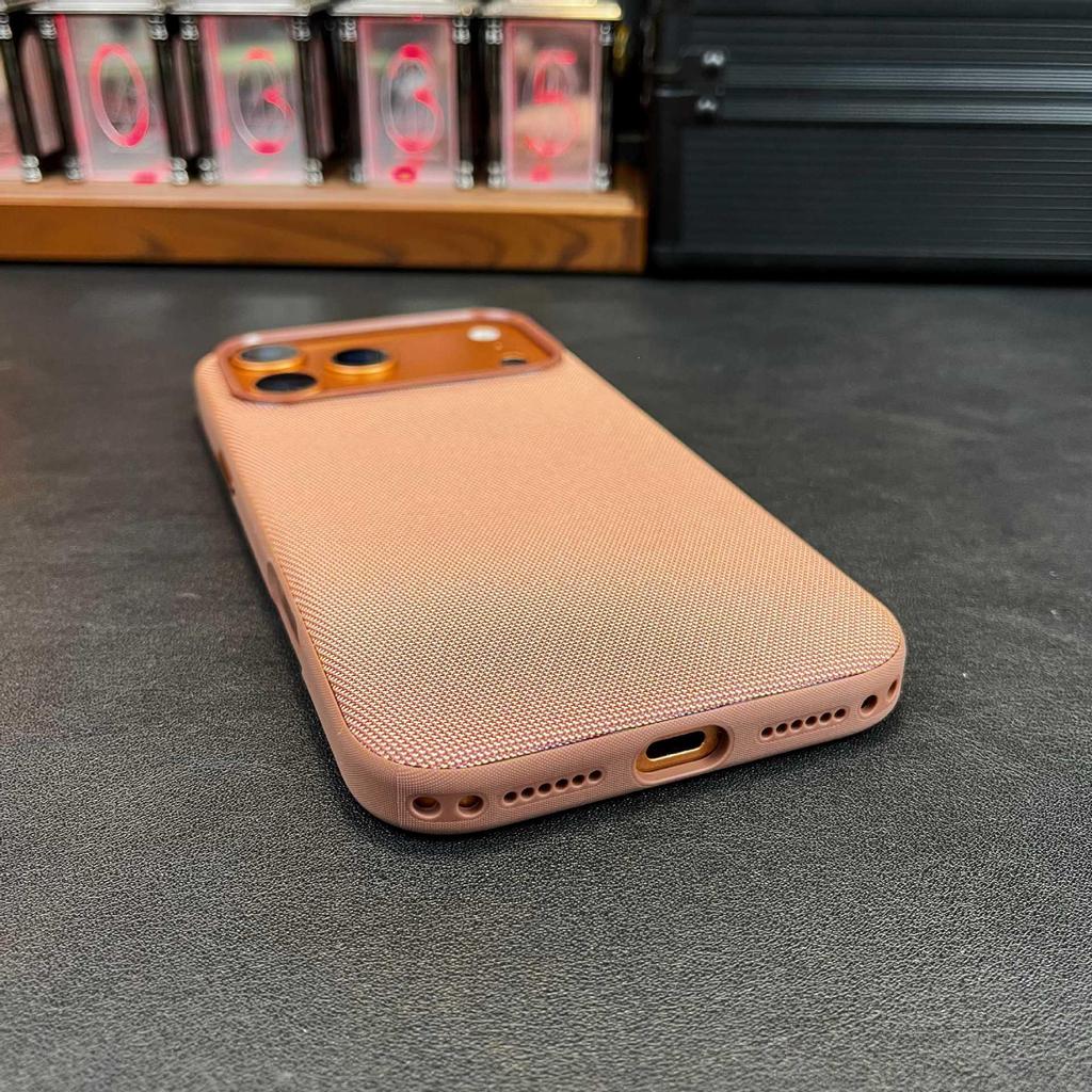 Чехол для iPhone 17 Pro Max: Техническая ткань, Плетеная текстура, Магнитное крепление, Защита от падений