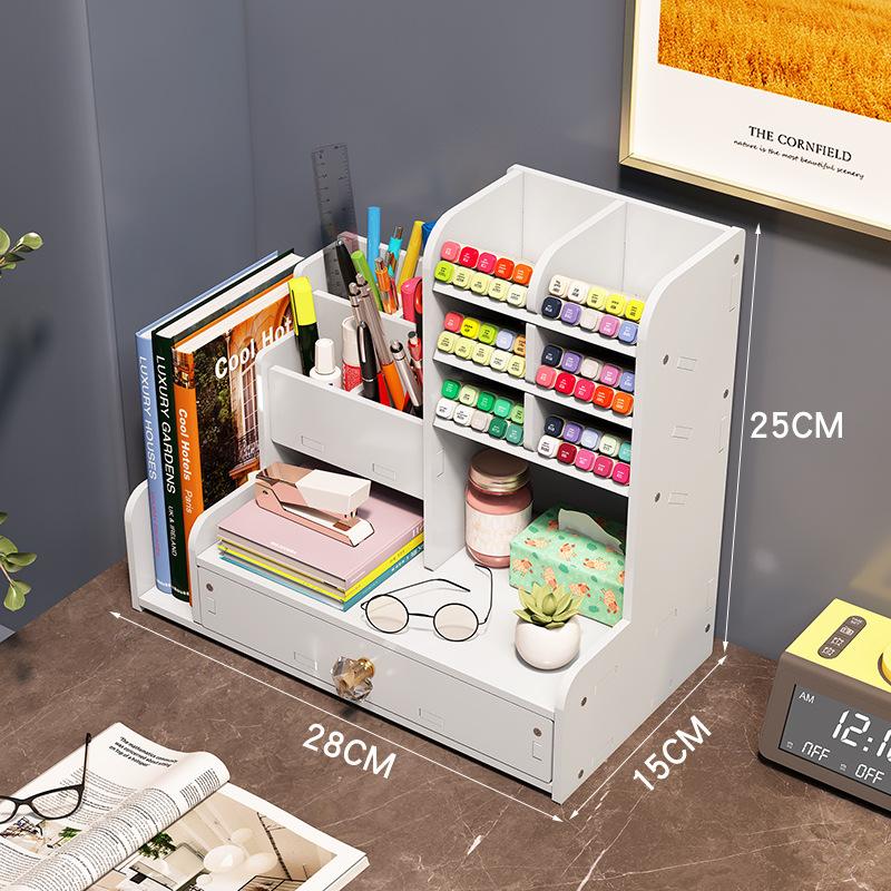 Креативный держатель для ручек, красивый ящик, канцелярские принадлежности, контейнер для ручек, милый детский настольный ящик для хранения маркеров