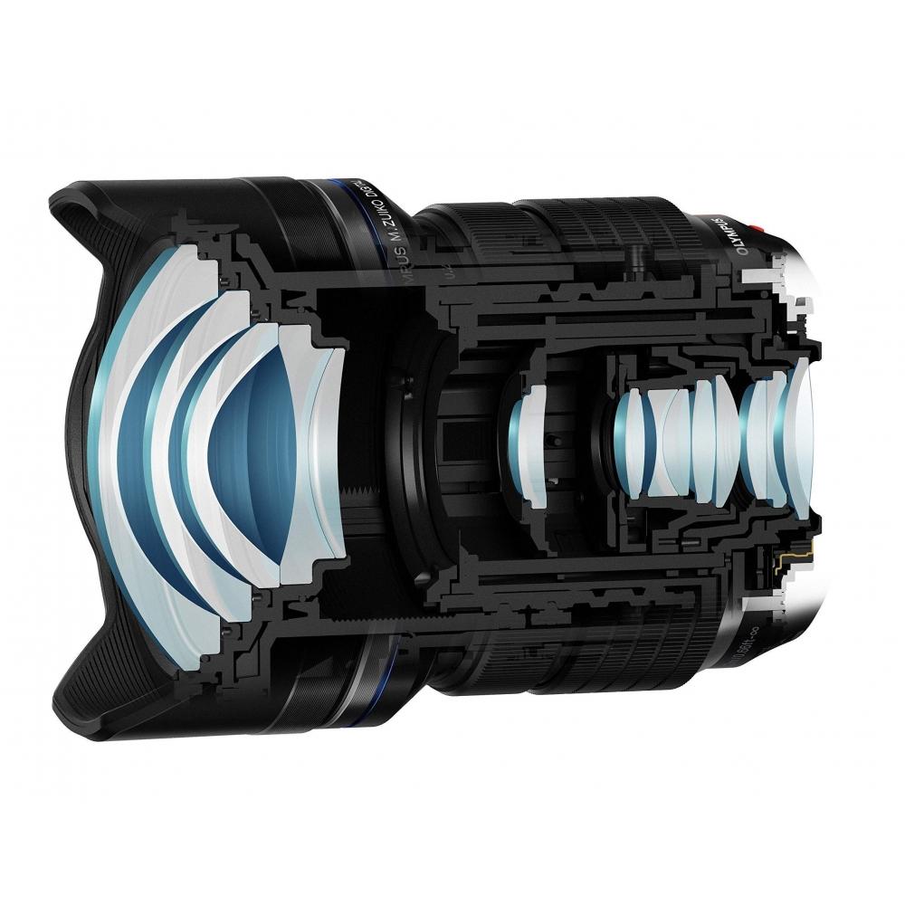 OLYMPUS Сверхширокоугольный зум-объектив M.ZUIKO DIGITAL ED 7-14 мм F2.8 PRO для Micro Four Thirds EZ-M0714PRO BLK