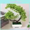 Chrysanthemum Flowers Simulated Green Plants Bonsai Desktop Decoration