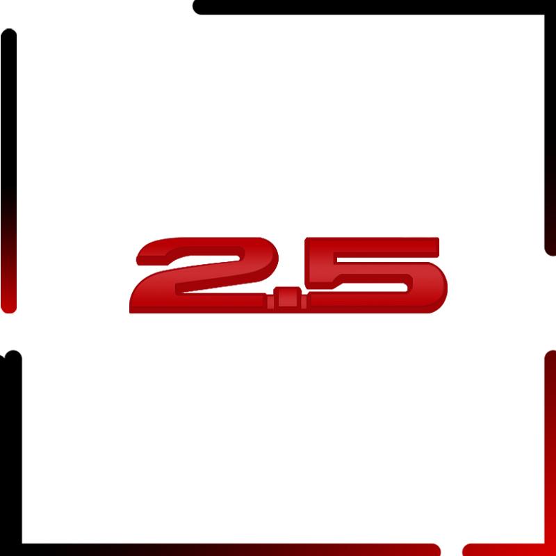 Металлическая эмблема-значок 2.0 2.5 Красная Наклейка 3D Наклейки на хвост Для Mazda MS Speed CX5 CX3 Atenza Axela MX5 M6 M3 Аксессуары vzpgl12