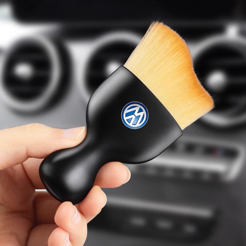 Car Air Vent Cleaning Soft Brush Crevice Dusting Tools For VW GTI Polo Golf Passat Tiguan Arteon Touareg CC Taigo Cad valve stem