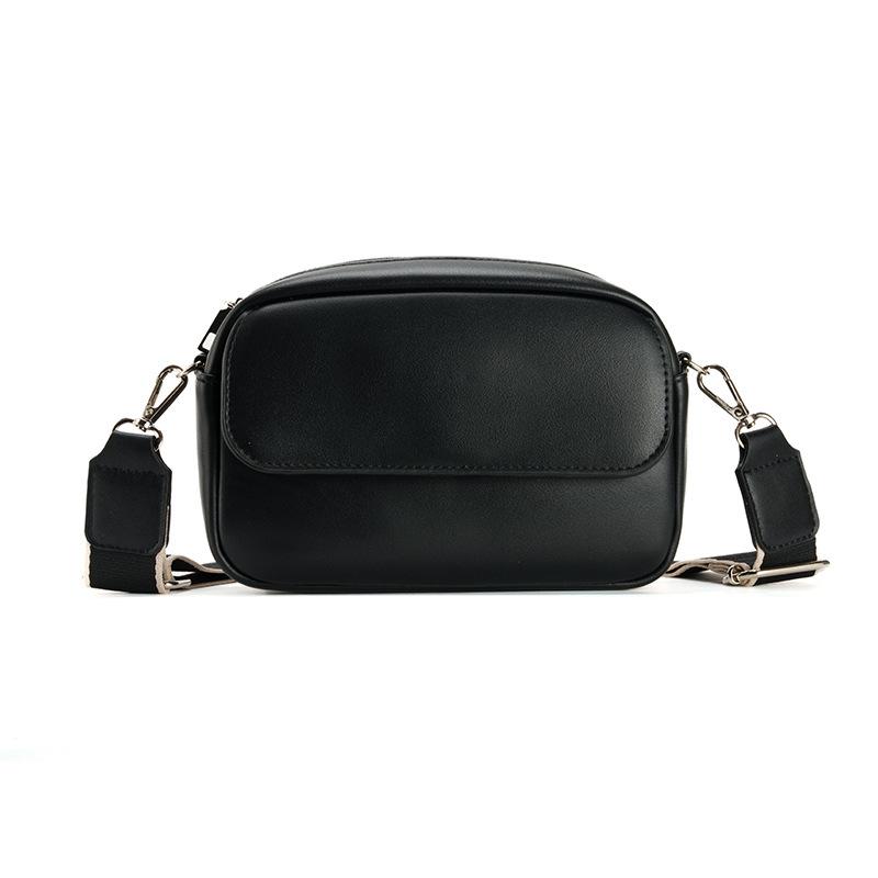 2025 Новая женская сумка через плечо из искусственной кожи - многофункциональный маленький кошелек для телефона с широким регулируемым ремешком, модная квадратная сумка через плечо