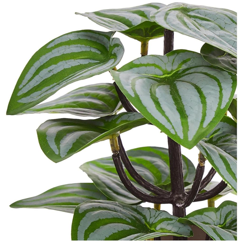 Искусственные растения в горшке| Реалистичный вид | Прочный пластик | Универсальное использование | Не требуют ухода | Домашний декор | 10 см X 24 см (Пакет из 4)