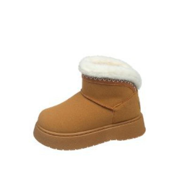 New Fleece Cotton Shoes and Boots for Women, Warm, Short, Anti-slip and Super Soft Snow Boots