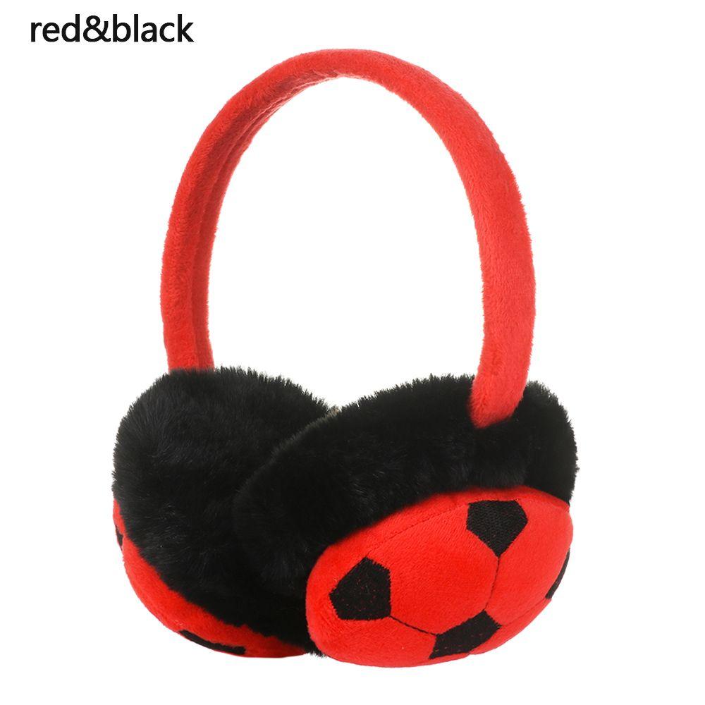 Мальчики И Девочки Футбол Вышитые Детские Наушники Чехол На Уши Повязка На Голову Плюшевые