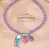 Ornaments Bohemian Resin Beaded Necklace Sea Series Beach Beaded Necklace  Holiday