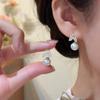 Модные Серьги-Листья с Жемчугом Женские Нишевый Дизайн Легкая Роскошь Новый Характер Универсальные Серьги