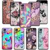 Bling Aesthetic Butterfly Rose Art Case For Xiaomi Redmi Note 12 11t 11s 11 10 8 Pro 9 9s 9t 8t For Mi 10 8 9a 9c 10c 12c K40