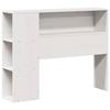 VidaXL Tête de lit avec rangement blanc 90 cm bois massif de pin, tête de lit en bois, tête de lit avec rangement, tête de 855643