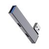 USB 3.0-концентратор, USB-разветвитель, адаптер USB-2 Type-C+USB с высокоскоростной передачей данных для Windows, Mac OS, Linux и Android.