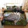3Dсамоедская собака постельное белье пододеяльник комплект с наволочкой двуспальная кровать двуспальная кровать королевского размера постельное белье