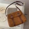 Винтажные сумки через плечо Commuter Brown, новые модные женские сумки-мессенджеры, повседневные простые сумки большой емкости