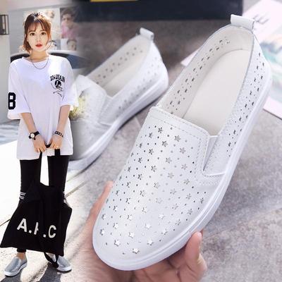 Женские лоферы из натуральной кожи с перфорацией, дышащие, слипоны, весна/лето 2025