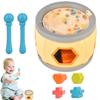 Matching Maze Baby Musical Instrument Montessori Baby Colorful Rolling Drum Boys Children