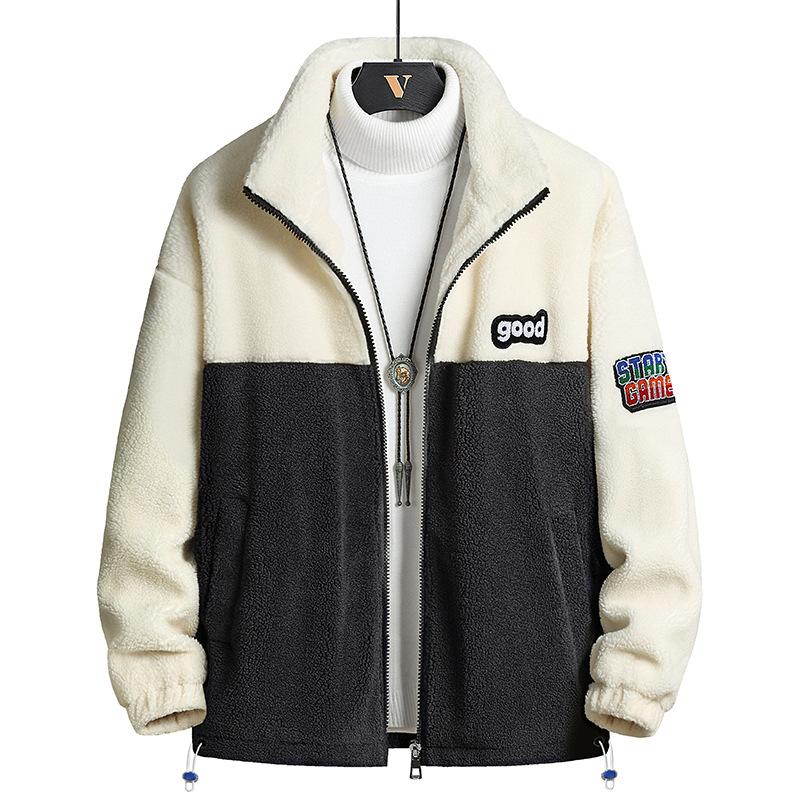 8XL большой флисовый плотный пиджак из овечьего флиса мужская плотная флисовая куртка кардиган