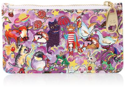 Фрагментный чехол мини-кошелек Лесные животные [Tsumori Chisato]
