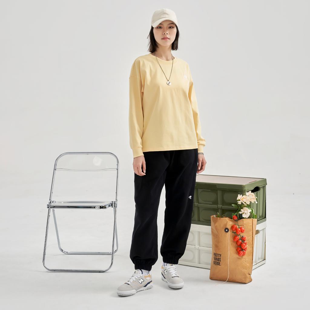 New Balance NB 550 Leather Low-Top Retro Basketball Shoes Women Sneaker White Yellow Blue BBW550AB-B